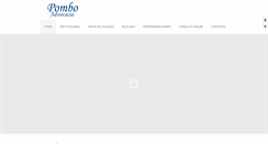 Desktop Screenshot of pomboadvocacia.com